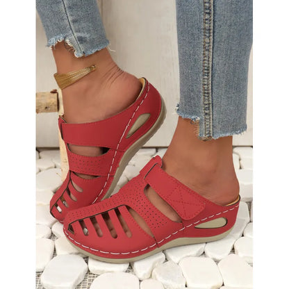 Heidi Sandalen Stilvoll Wedge Absatz Damen