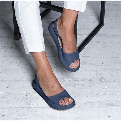 Damen Sandalen Offen Plattform Schuhe Hoch