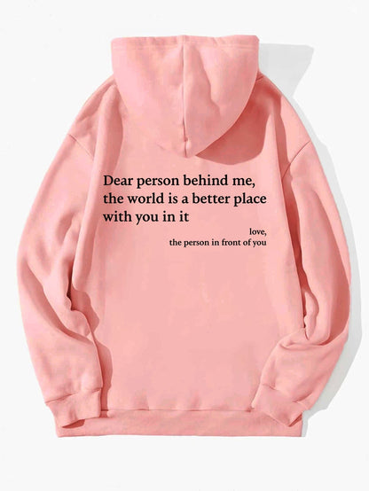 BerlinGlamour Hoodie: Du Bist Genug
