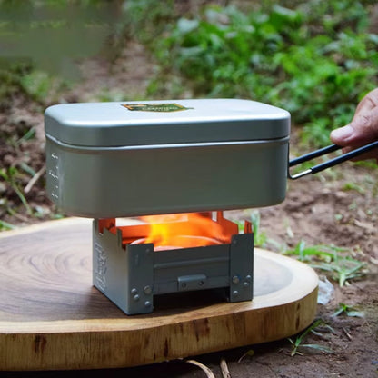 BerlinGlamour | Faltbarer Holz-Taschenbrenner Ultra Leicht