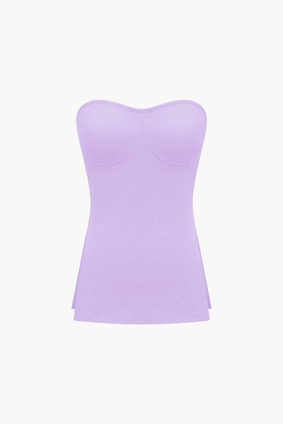 Elegantes Zweiteiler Set mit Bustier Top und Shorts Damen