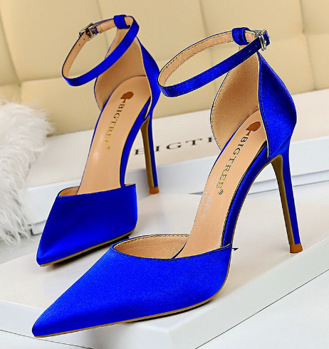 Dünne Damen Pumps Sandalen High Heel Schuhe - BerlinGlamour