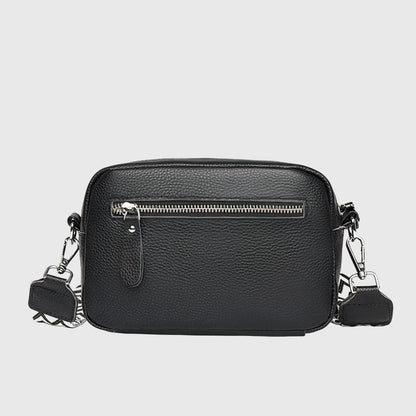 Damen Schultertasche Klassisch Leder Elegannt