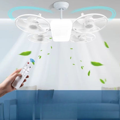 Moderne LED Deckenventilator Mit Propeller Silent