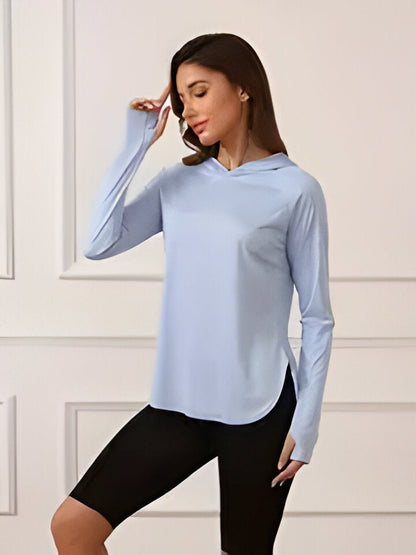 Damen Sonnenschutz Hoodie UV-Schutz Kapuze