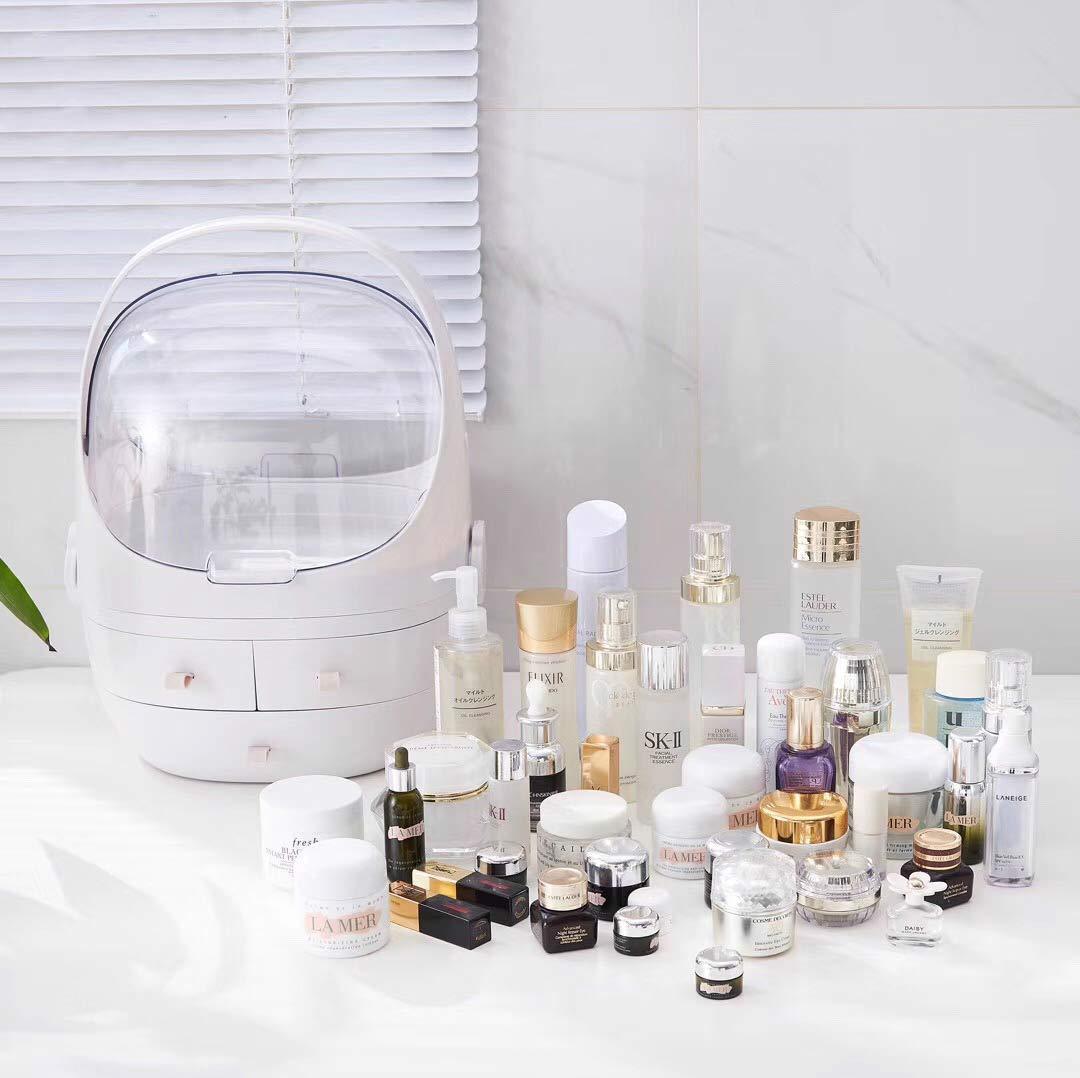 Make-up Organizer Kompakt mit Spiegel