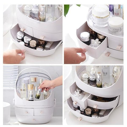 Make-up Organizer Kompakt mit Spiegel