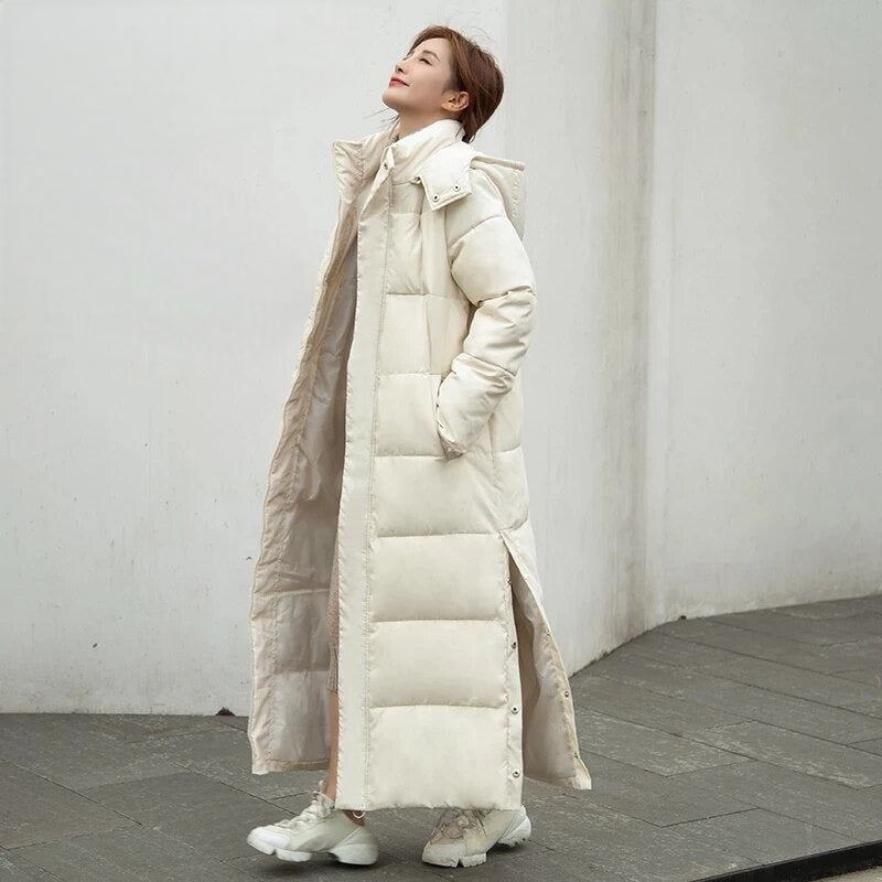 Elegante, winddichte Winterjacke für die Weihnachtszeit
