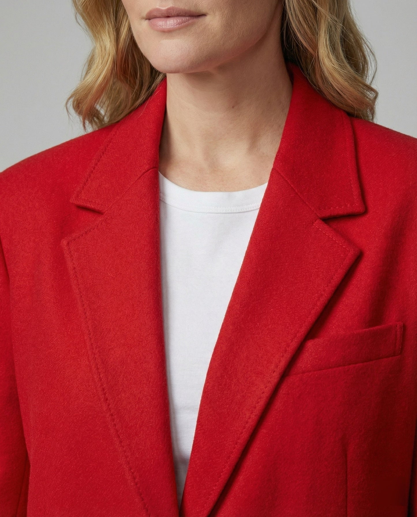 Moderner Anzug Blazer Lockere Fit Unregelmäßiges Design