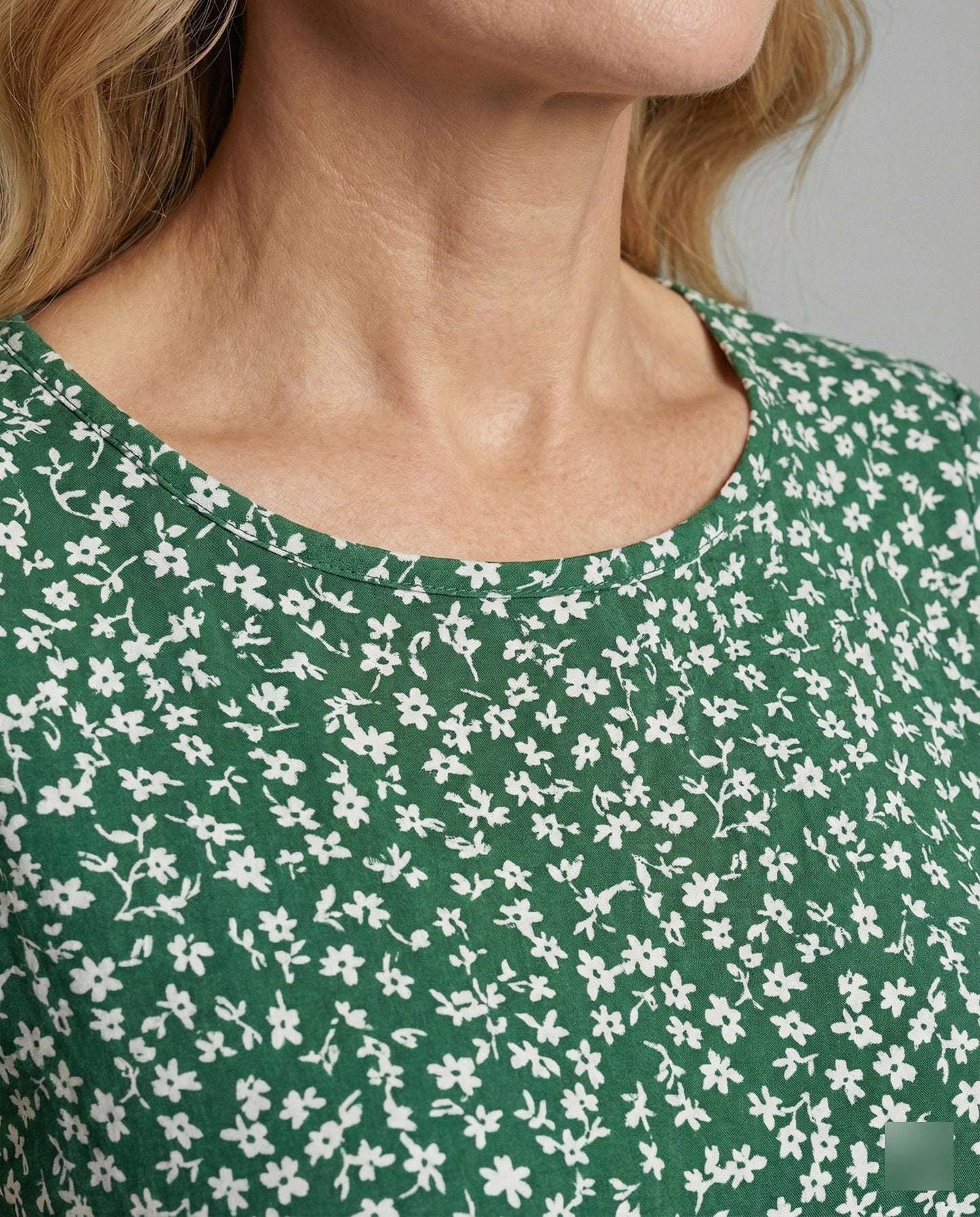 Damen Midi Kleid mit Gürtel Verschnürung