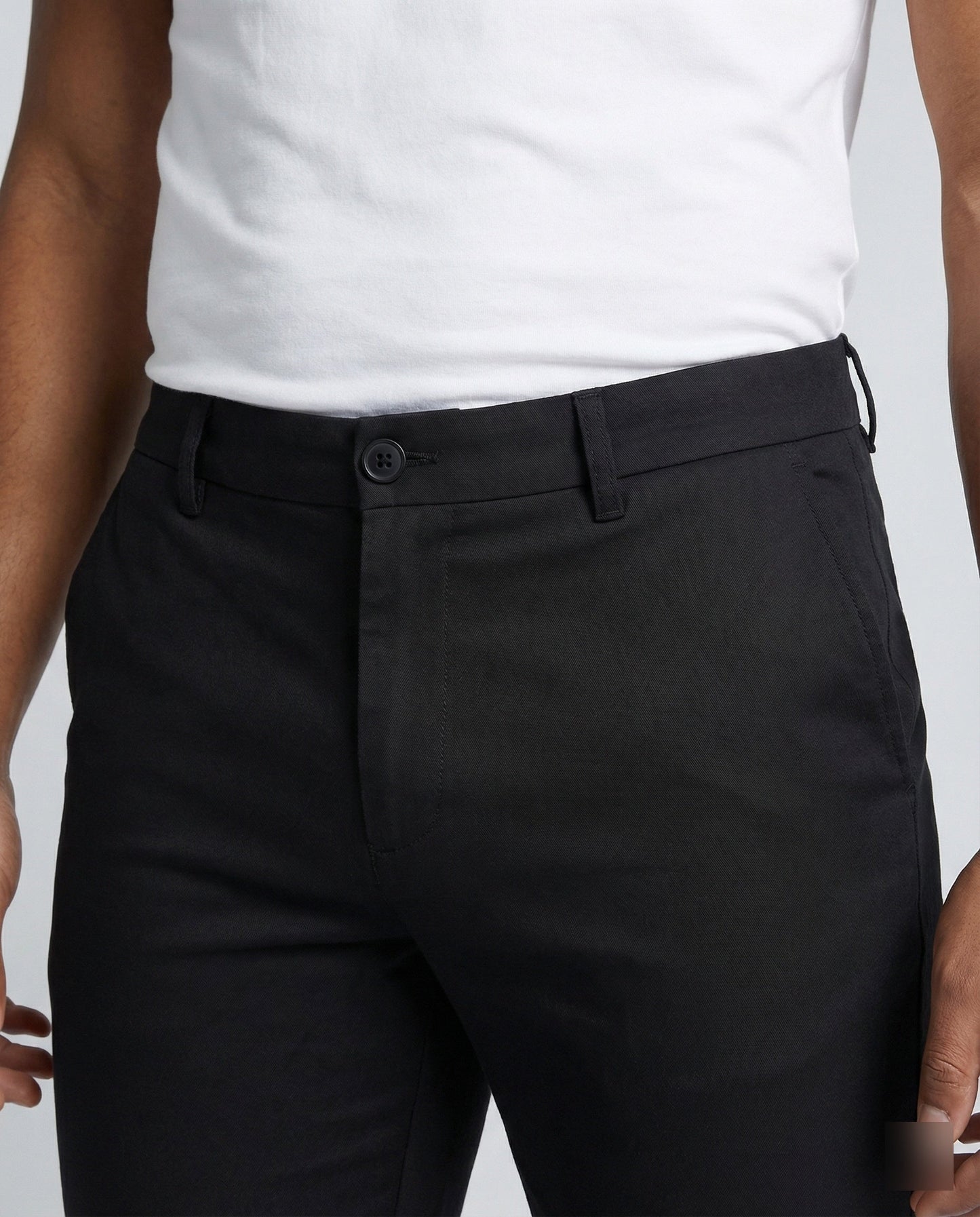 Herren Slimfit Hose Anzughose Mit Taschen