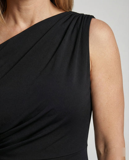 Elegantes Abendkleid Figurbetont Asymmetrisch Lang
