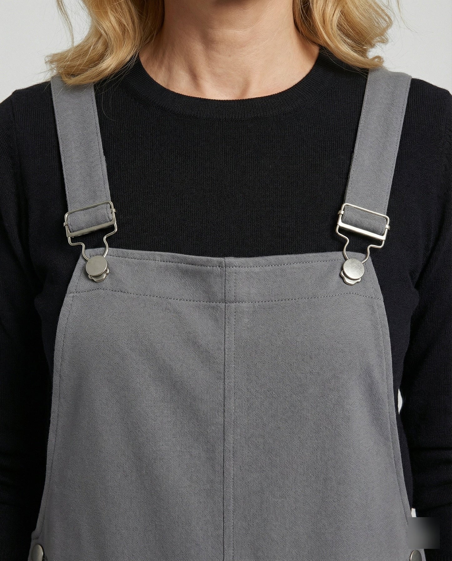 Damen Latzhose Bequem Weites Bein Trendy