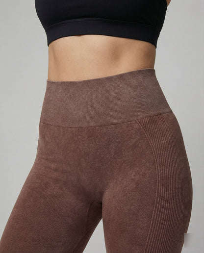 Damen Sportleggings Stretch Bequem Fitness