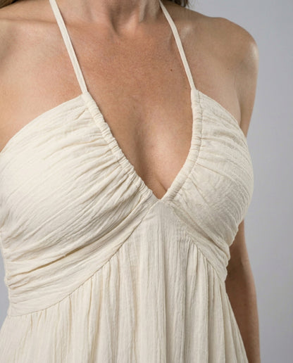 Damen Maxikleid Fließend Lang Elegant