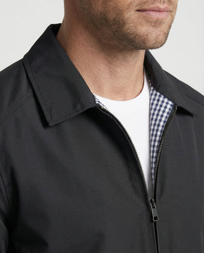 Herren Winterjacke Warm Elegant Schwarz