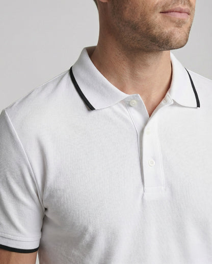Herren Sportset Polo-Shirt und Shorts Kontraststreifen Modern