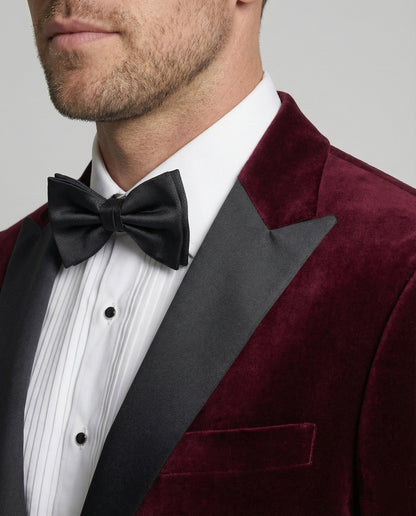 Herren Sommerjacke Slim Fit Kontrast Revers Modern