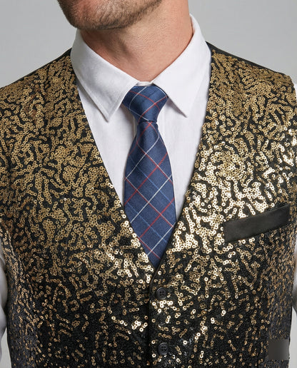Glitzernde Paillettenweste Damen