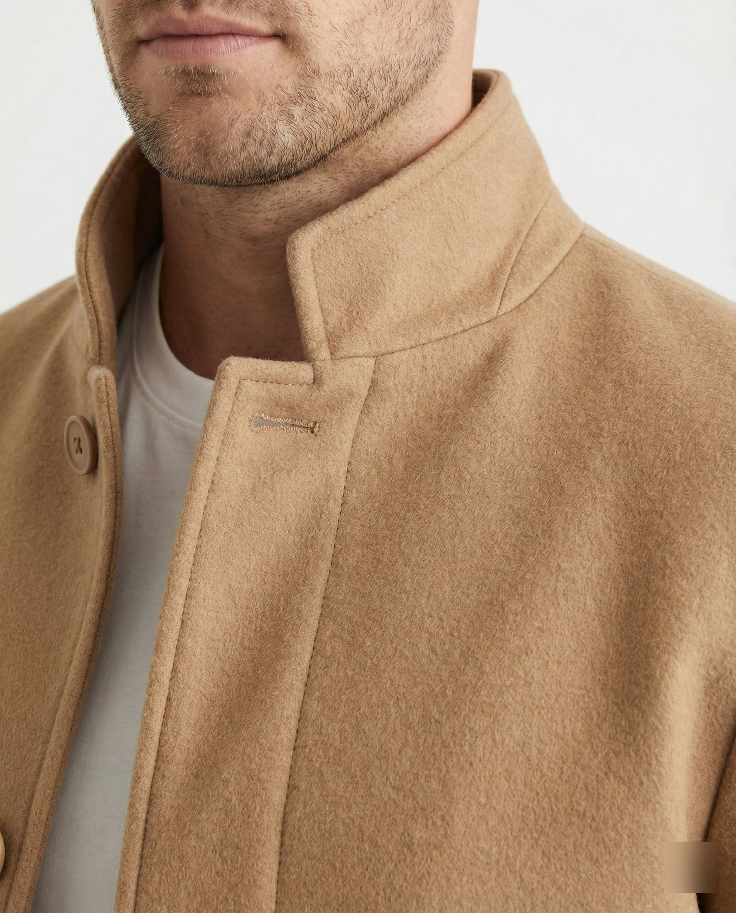 Herren Übergangsjacke Frühjahr Mit Knöpfen Modern