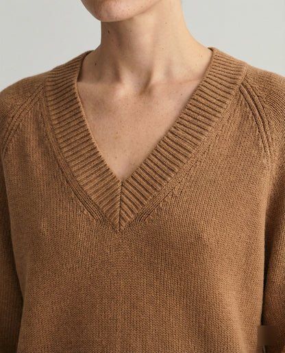 Damenpullover V-Ausschnitt Modern
