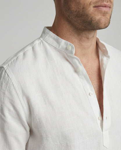 Herren Leinenhemd Sommerlich Leicht Modern