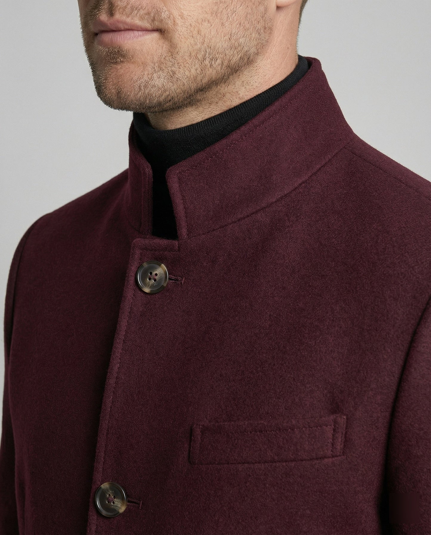Herrenmantel Warm Elegante Oberbekleidung