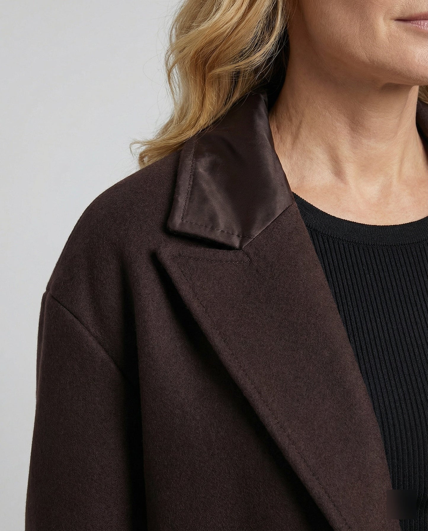 Damen Überhemd Fransen Chic Modern