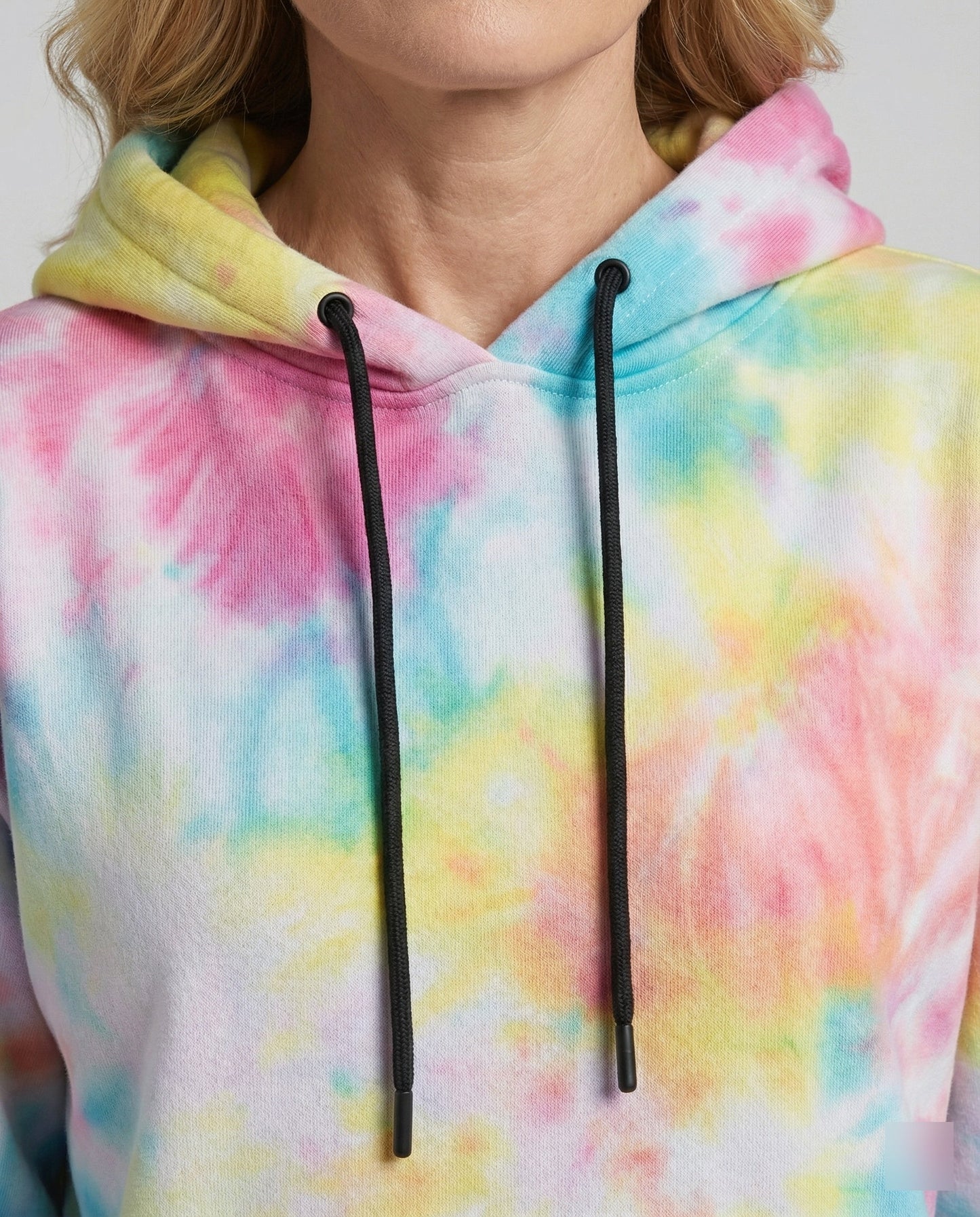 Damen Hoodie Batik Design Farbenfroh