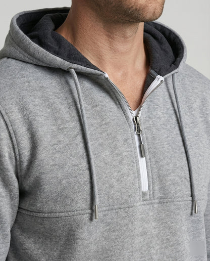 Männer Hoodie Halbzip Modern Cooler Style