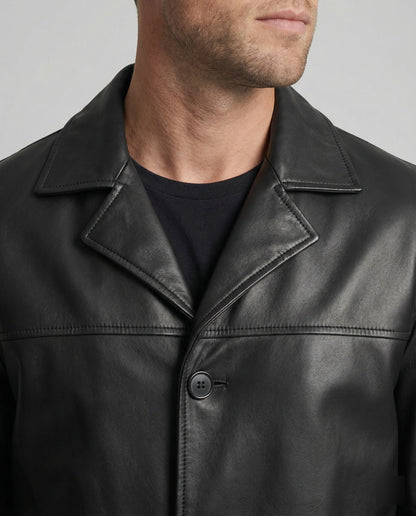 Herren Mantel Klassisch Langer Schnitt Winter