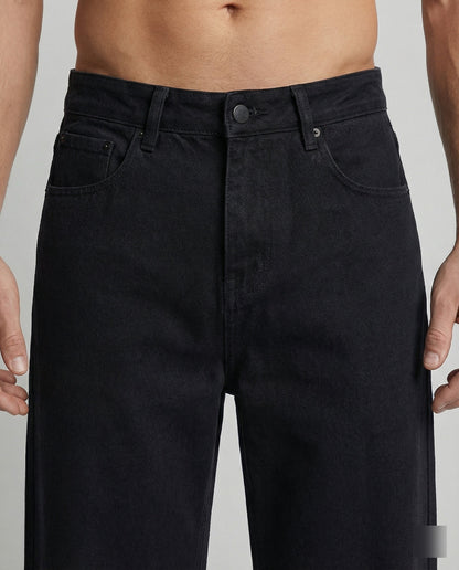 Herren Jeans Gerader Schnitt Utility Stil