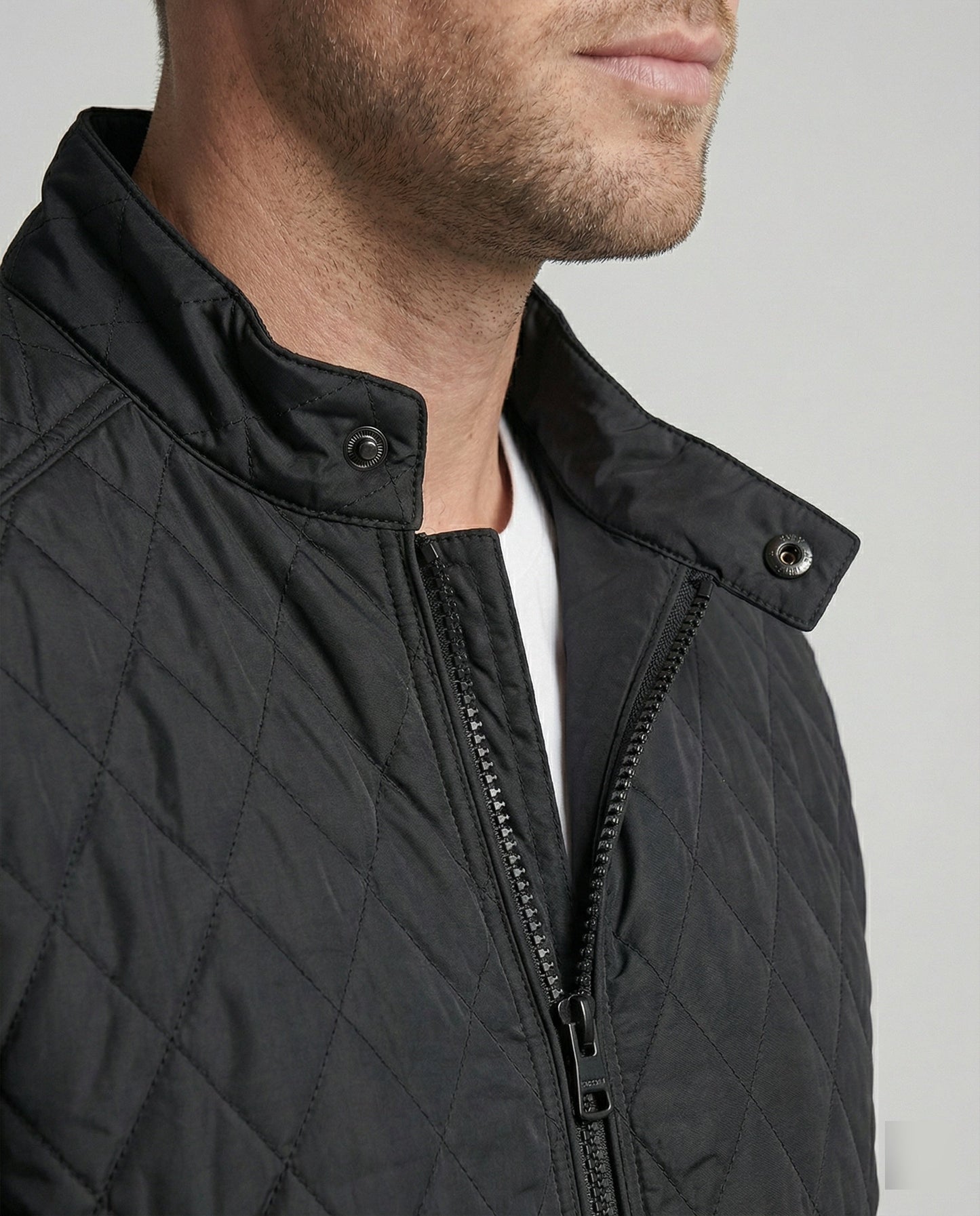 Moderner Karo Parka Jacke Herren