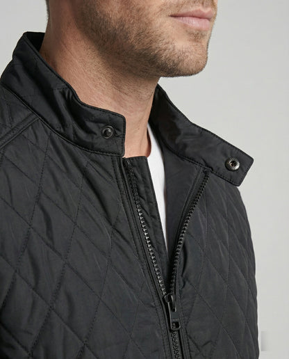 Moderner Karo Parka Jacke Herren