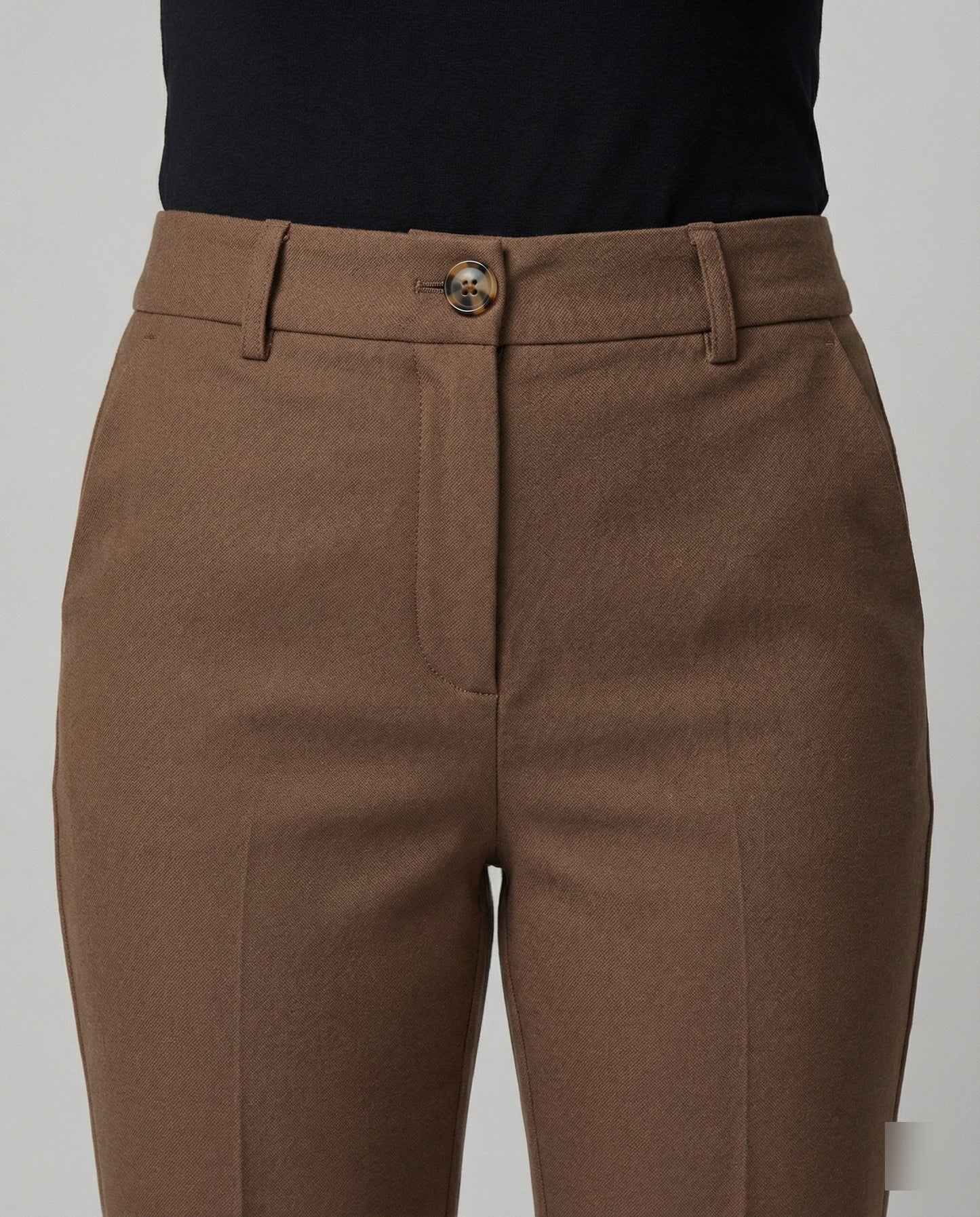 Weite Damen Stoffhose Flare Style