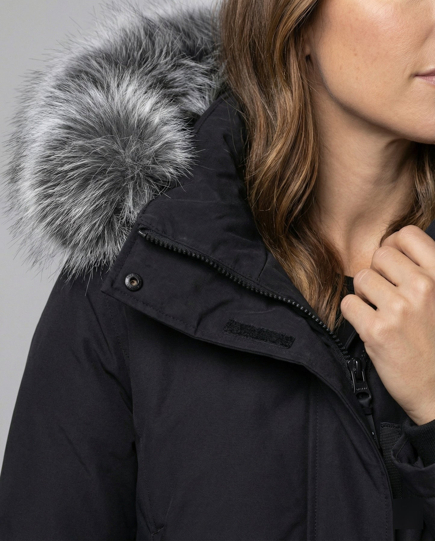 Langer Damen Wintermantel Modern