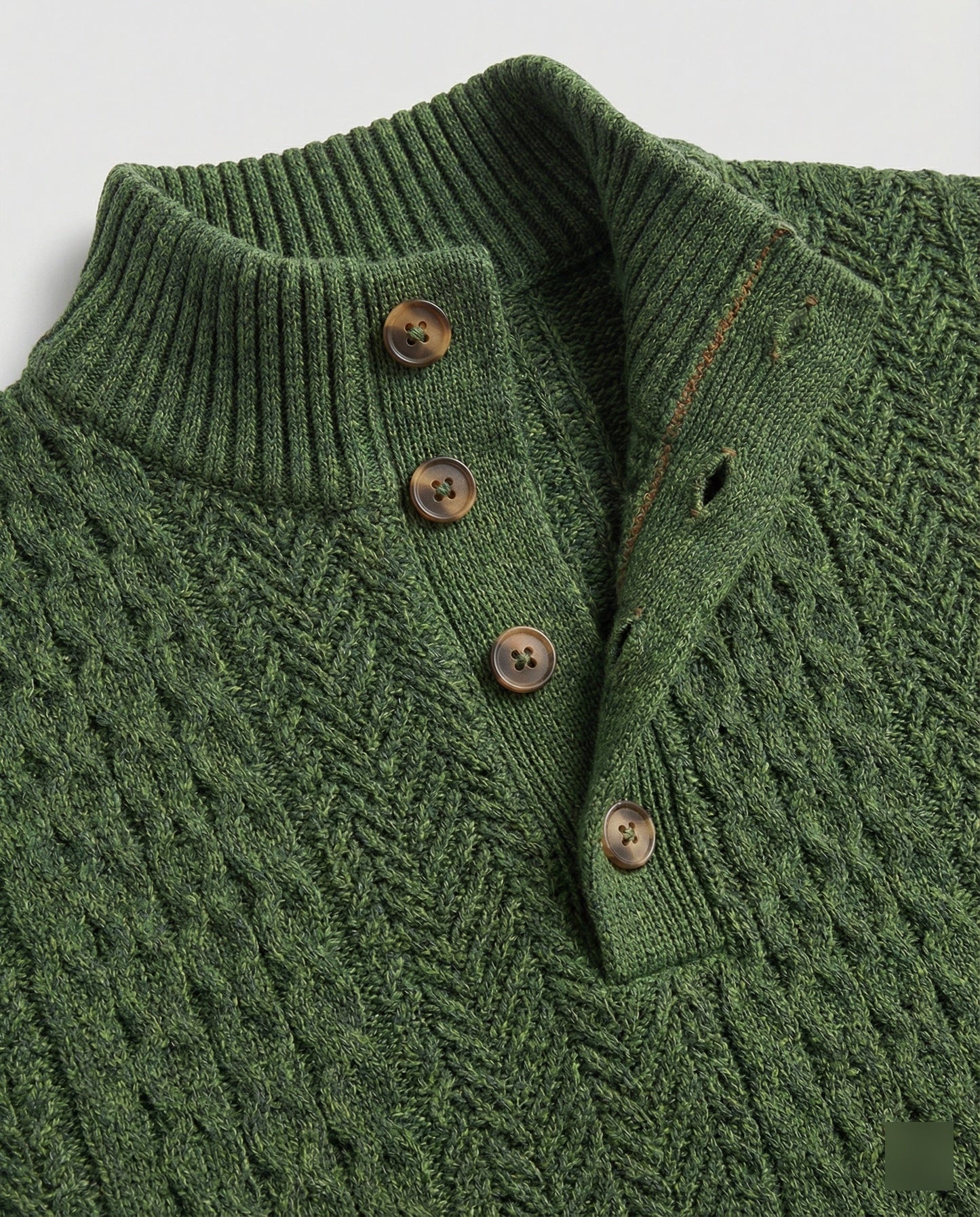 Herren Strickanzug Stehkragen Langarm Modern