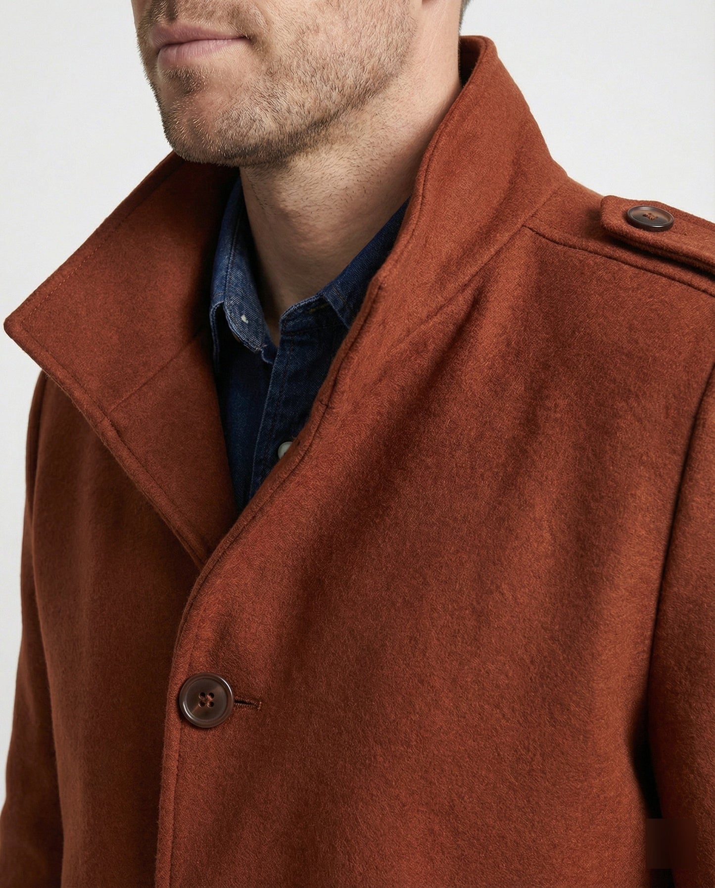 Herren Trenchcoat Langlebig Stylisch Wasserabweisend