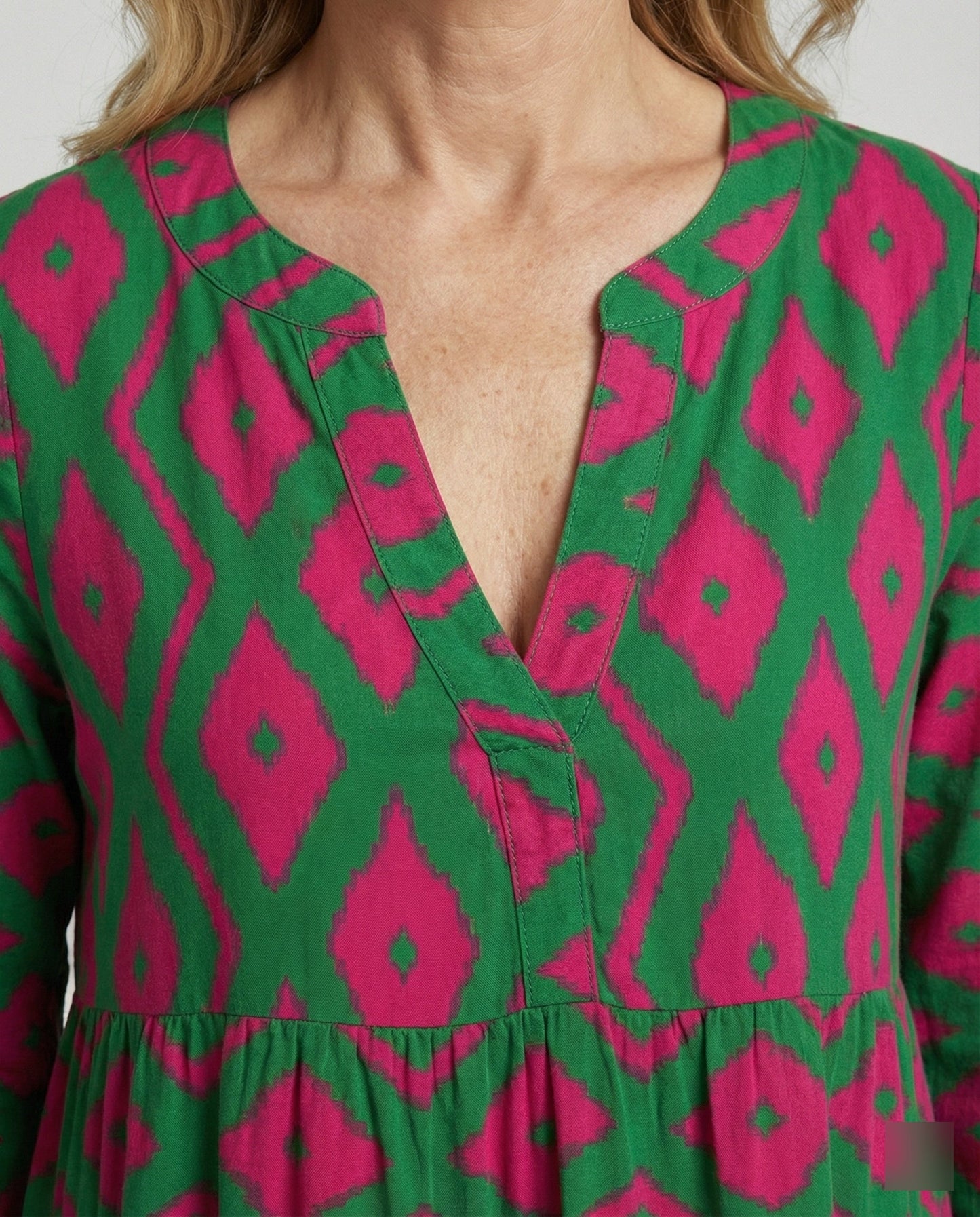 Sommerkleid Damen Leicht und Luftig Blumenprint