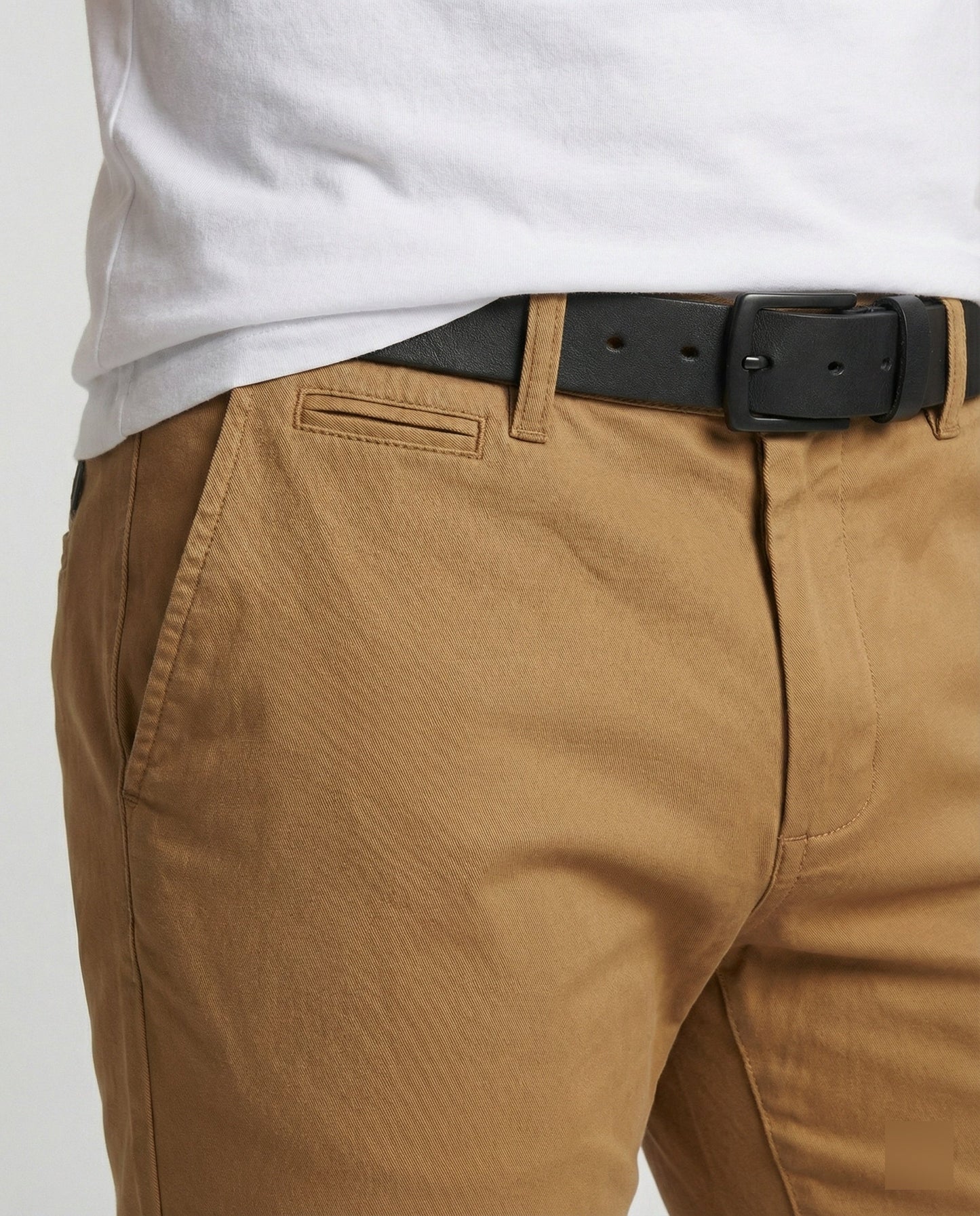 Herren Chino Slim Fit Hose Elastisch Bequem