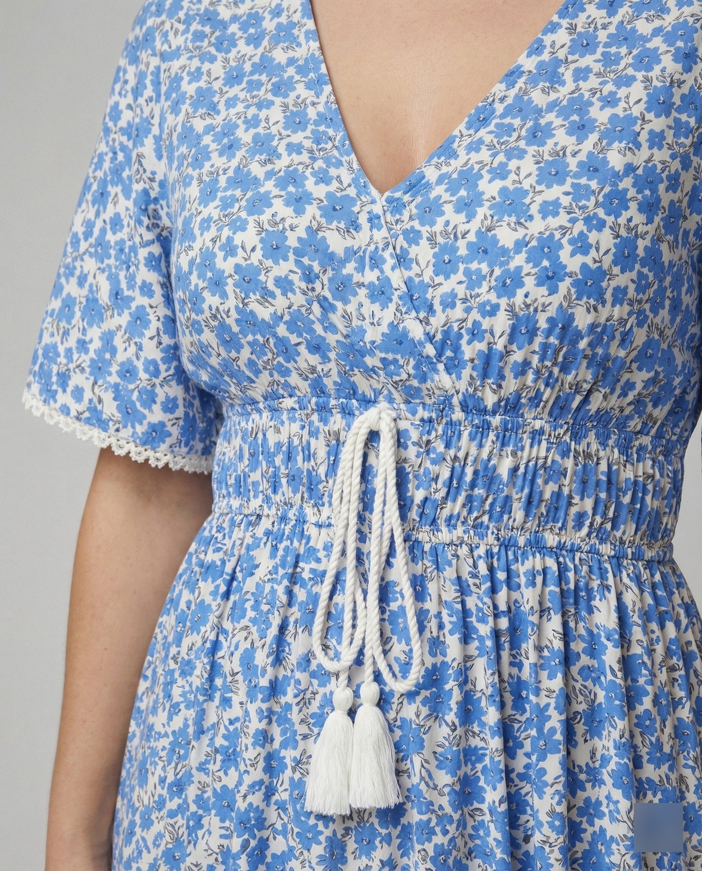 Damen Maxikleid Sommer Floral Blumig Lang