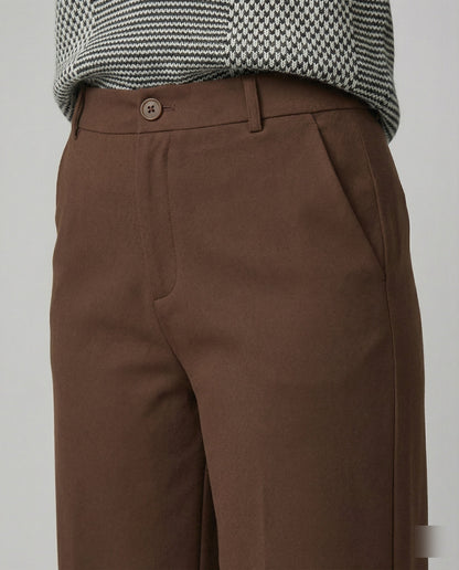 Damen Stoffhose Weite Bequem Klassisch