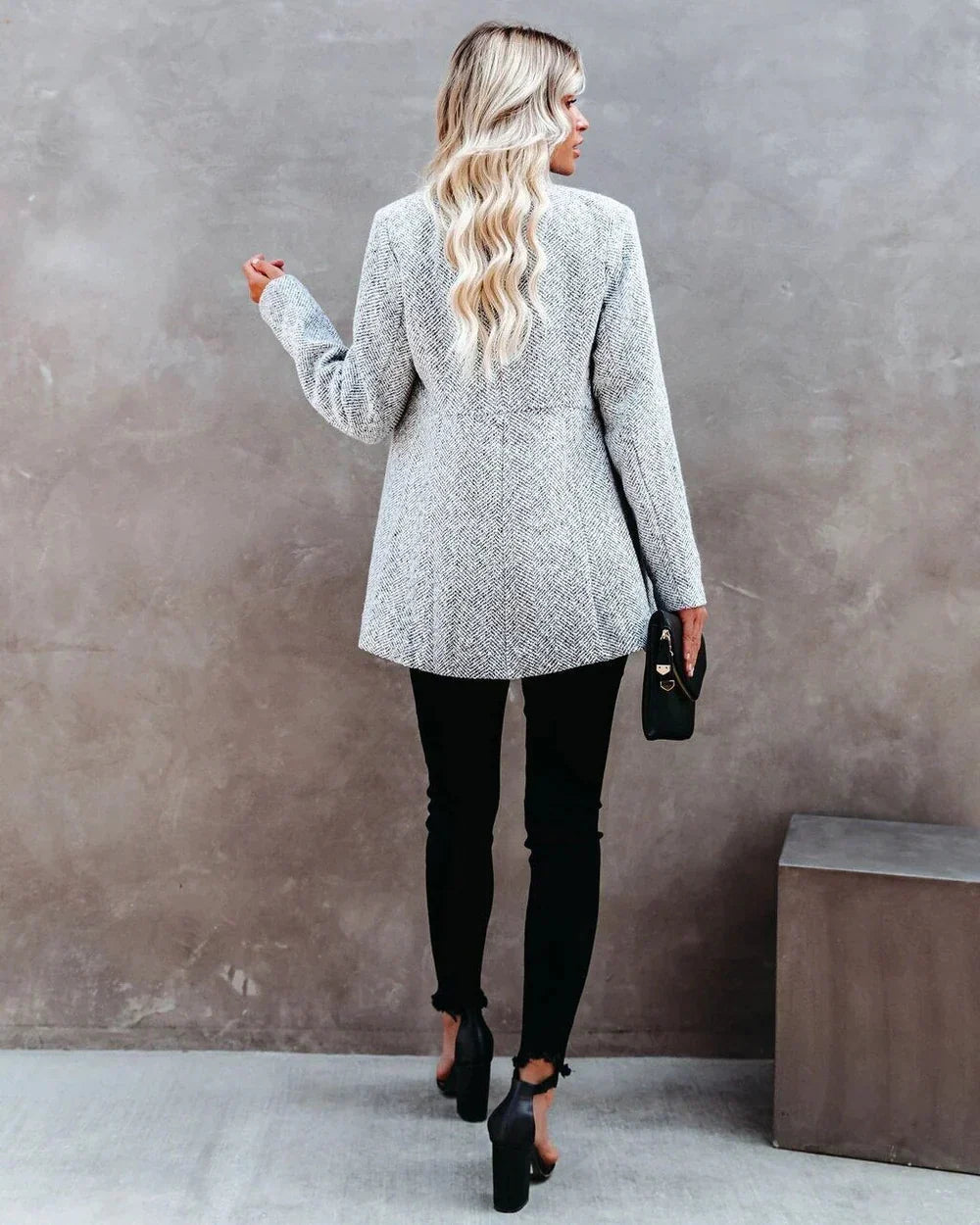 Tweed Jacke Damen Stilvoll Komfortabel Elegannt - BerlinGlamour