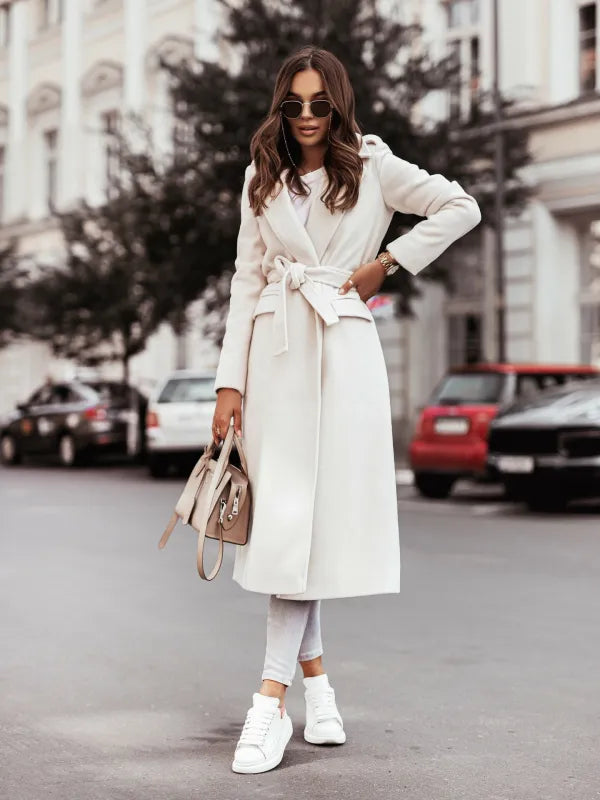 Damen Mantel Langer Trendy Streetstyle