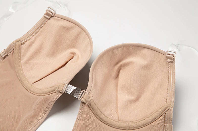 BerlinGlamour | Körperformender V-Ausschnitt Bodysuit Frauen