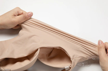 BerlinGlamour | Körperformender V-Ausschnitt Bodysuit Frauen