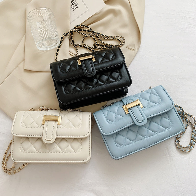 Elegante Damen Schultertasche Beige Leder
