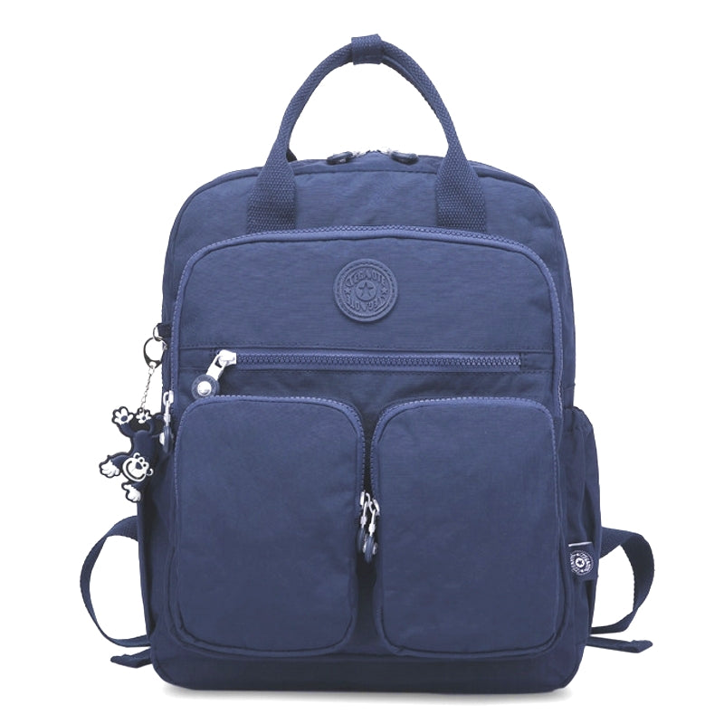 Wasserdichter Damen Rucksack Leicht Nylon Schwarz