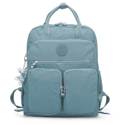 Wasserdichter Damen Rucksack Leicht Nylon Schwarz