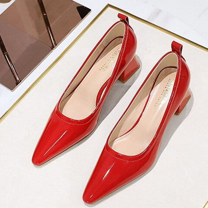 Damen High Heels Schuhe Spitze 4,5cm Elegant